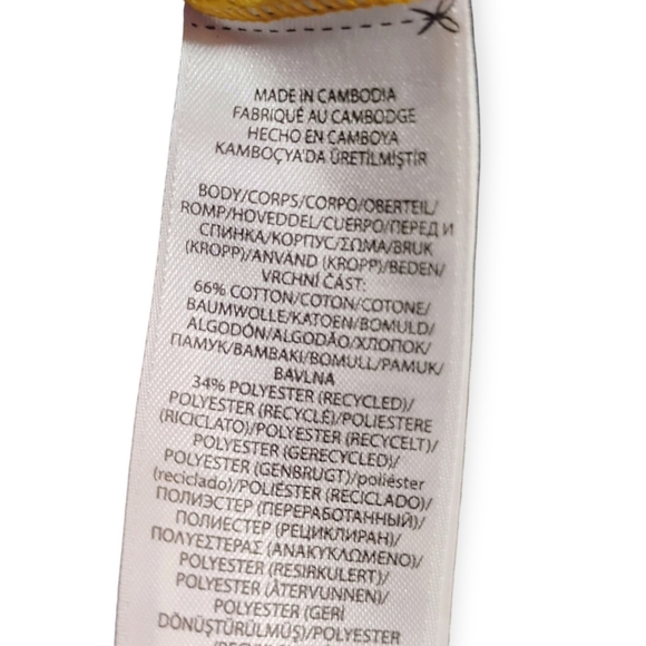 Polo Ralph Lauren Colorblock Jacket M Yellow Black White - Picture 12 of 13